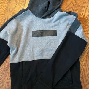 AEagle Gray and Black Hoodie
